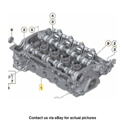 2012 Mini Cooper Cylinder Head with Intake Valve Gear OEM 11127596054