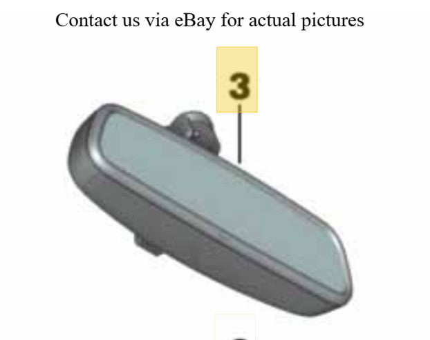 2011–2016 BMW 520i Interior Mirror EC USED OEM 51169274266