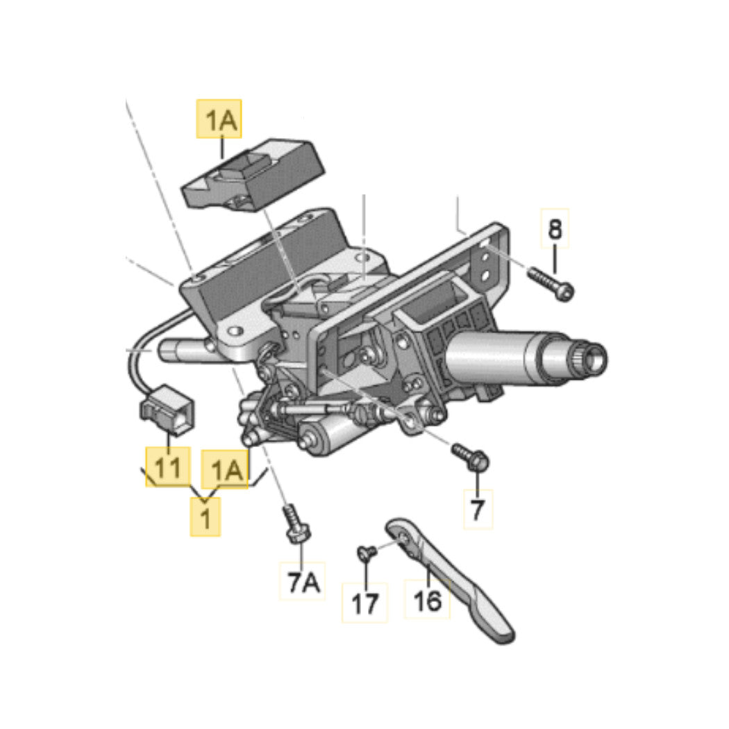 2010–2018 Audi A6 A7 Allroad Power Steering Column Used OEM 4G0419502J