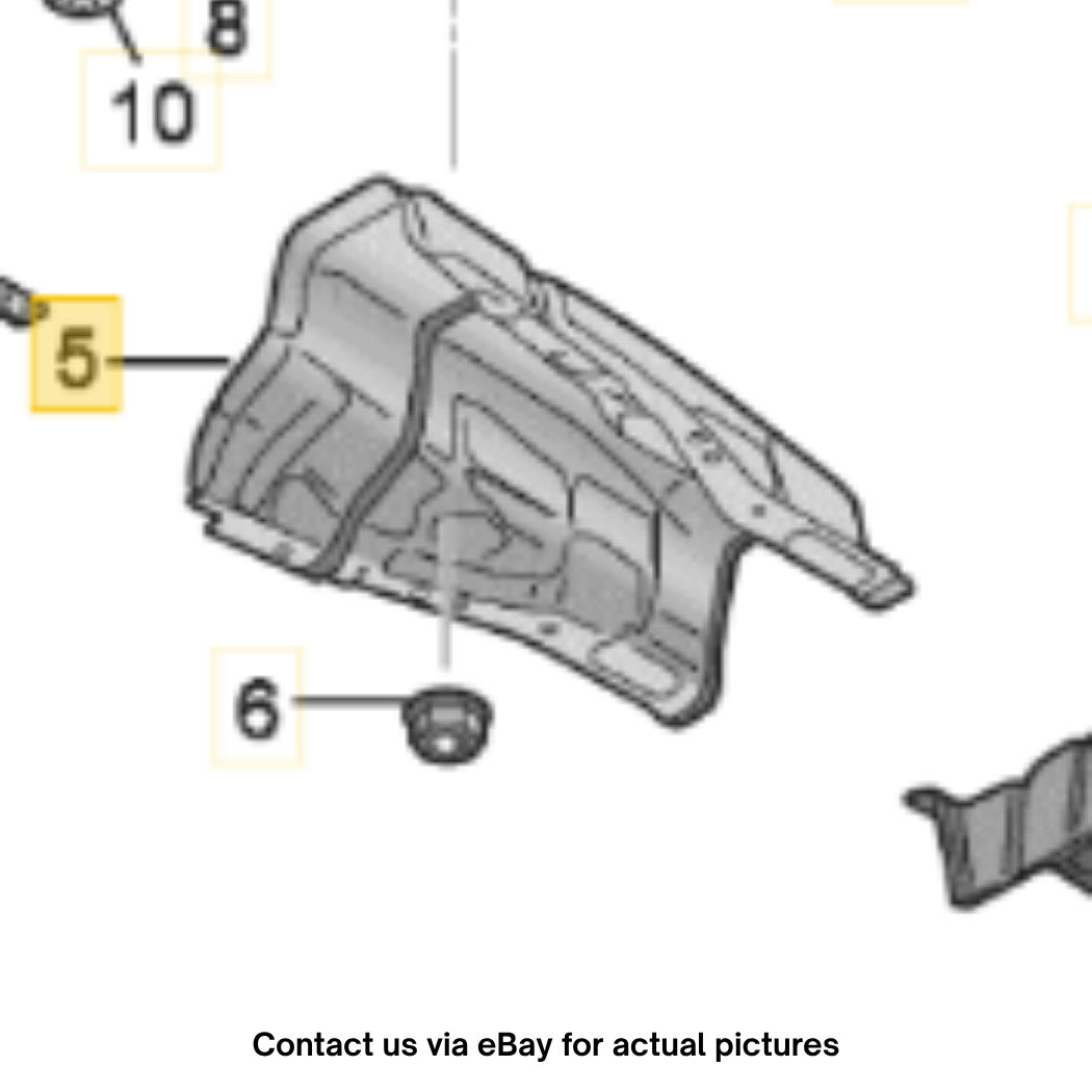 2014 Audi A6 Floor Pan Heat Shield (Front) OEM 4G0804160A