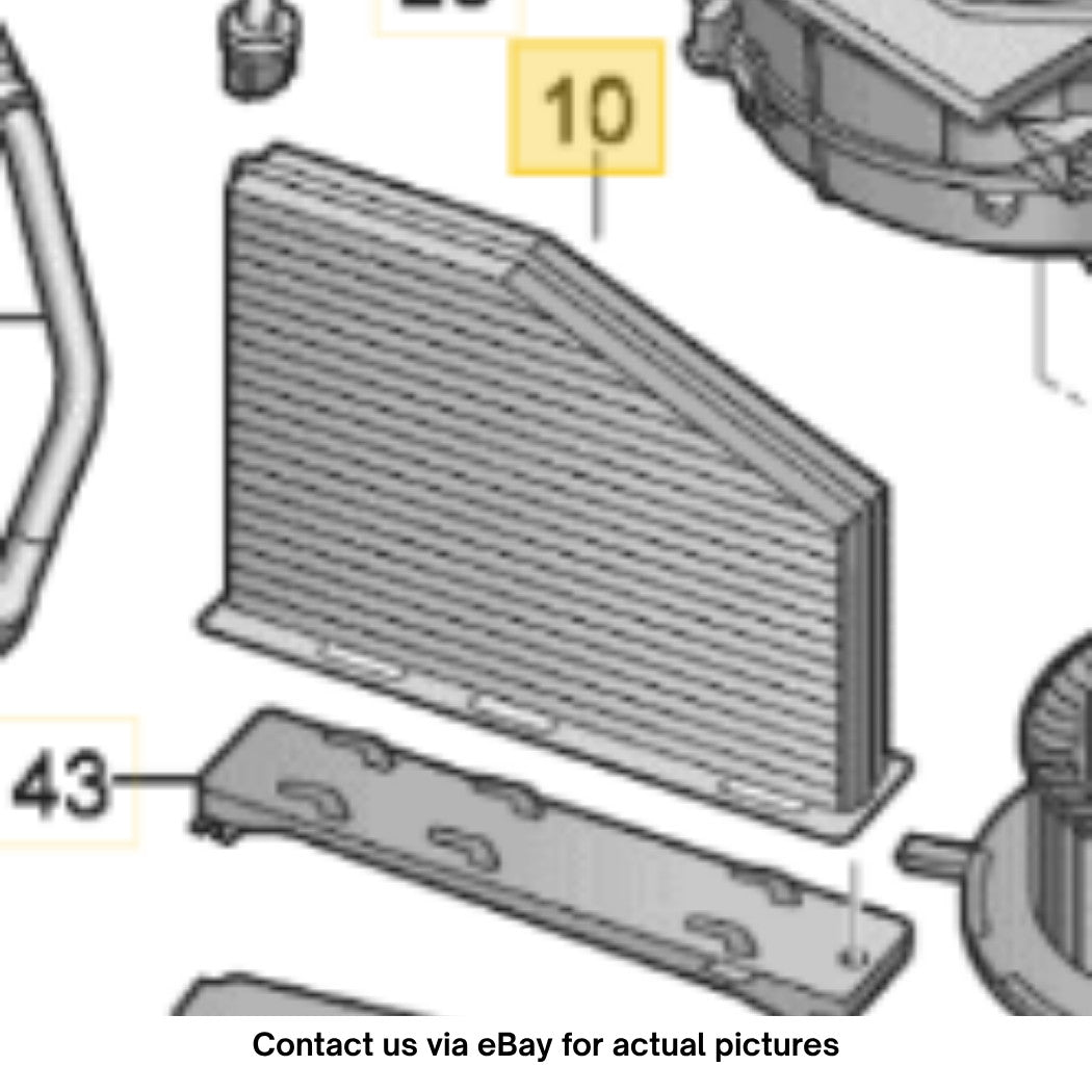 2011–2015 VW Jetta Cabin Air Filter Used OEM 1K1819653B