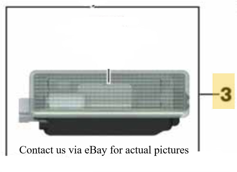 2011–2016 BMW 520i Interior Dome Light USED OEM 63316972605