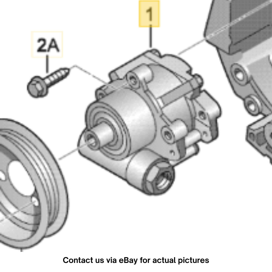 2011–2015 VW Jetta Power Steering Pump Used OEM 5C0422152F