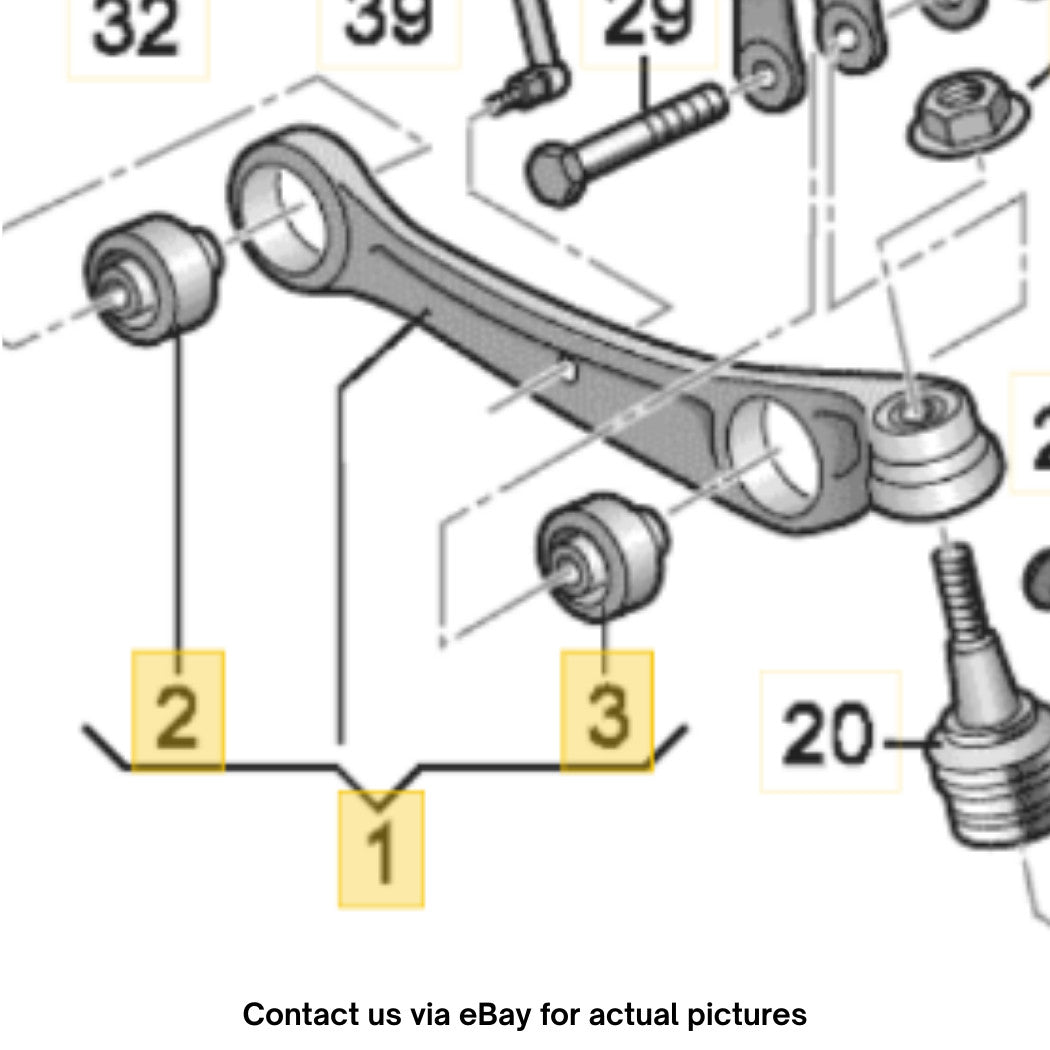 2011–2018 Audi A6 / A7 Front Lower Control Arm Used OEM 8K0407151D