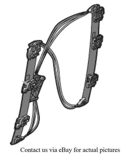 2010–2012 AUDI A4 FRONT RIGHT WINDOW REGULATOR WITHOUT MOTOR USED OEM 8K0837462A