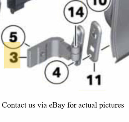 2011–2016 BMW 520i Rear Left Door Lower Hinge USED OEM 41527259597