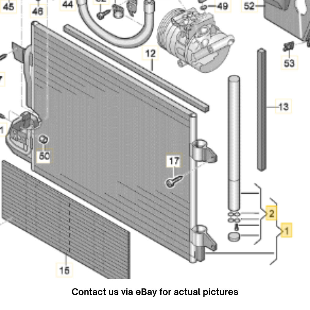 2011–2015 VW Jetta A/C Condenser Used OEM 5C0820411F