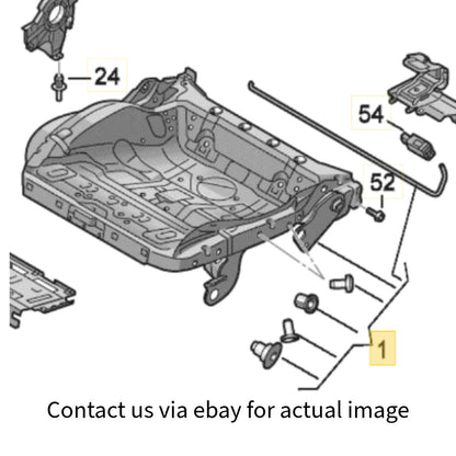2008–2016 Audi A4/S4/A5/S5/A6/S6/A7/S7 Front Right Seat Frame Used OEM 8K0881158