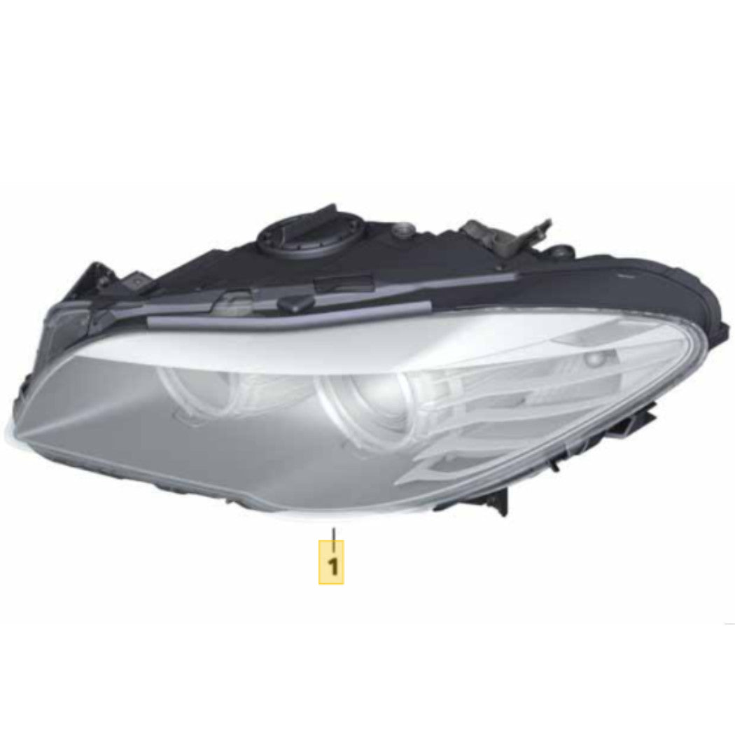 2010-2017 BMW 520i F10 Bi Xenon Headlight Right Used OEM 63117271912