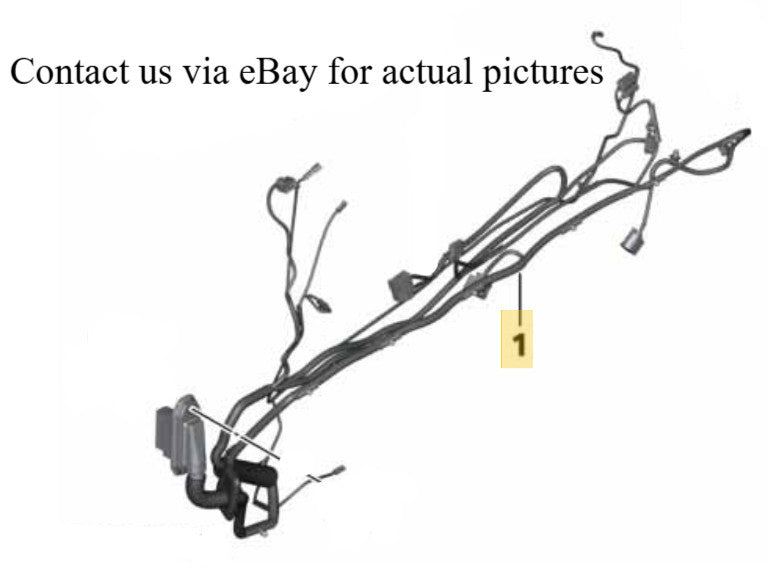 2011–2016 BMW 520i Rear Driver Side Door Wiring Harness USED OEM 61129282069