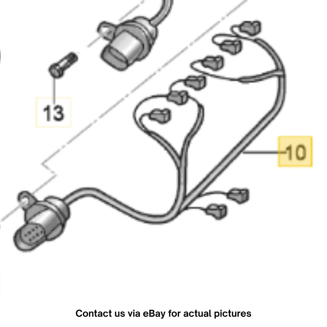 2012–2019 VW Jetta DSG Transmission Internal Wiring Harness USED OEM 09G927363