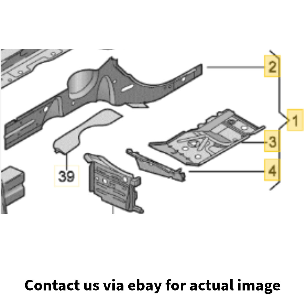 2009–2012 Audi A4  Closing Element Side Member Outer Left USED OEM 8K0802755