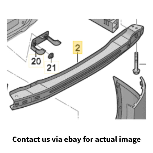 2008–2012 Audi A4 Front Bumper Carrier Reinforcement Bar USED OEM 8T0807313