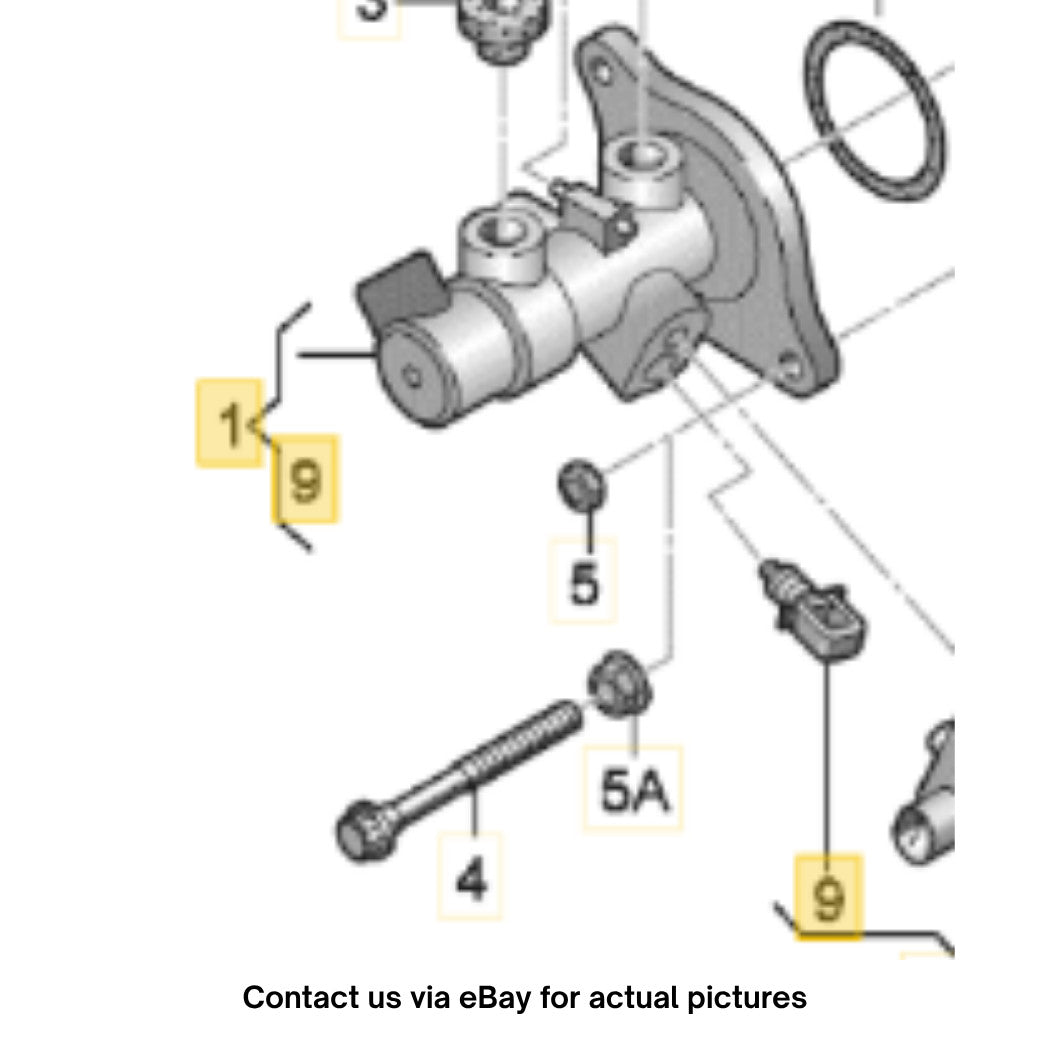 2011–2015 VW Jetta Brake Master Cylinder Used OEM 1K1614019M