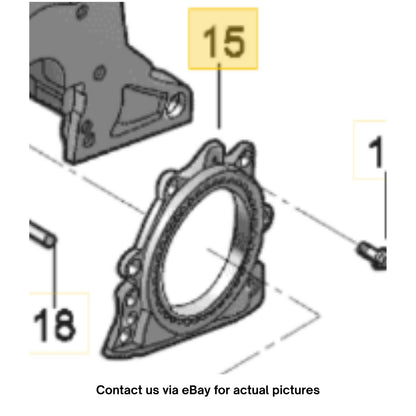 2012 VW Jetta Engine Rear Sealing Flange Used OEM 06A103171A