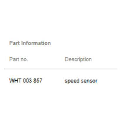 2012–2024 VOLKSWAGEN AUDI SEAT LEFT ABS WHEEL SPEED SENSOR USED OEM WHT003857