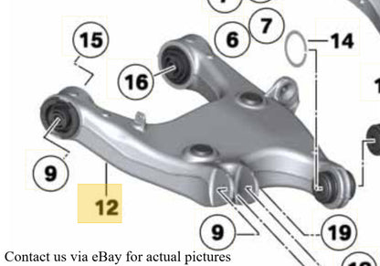 2011–2016 BMW Rear Right Lower Suspension Arm (Swing Arm) USED OEM 33326865898