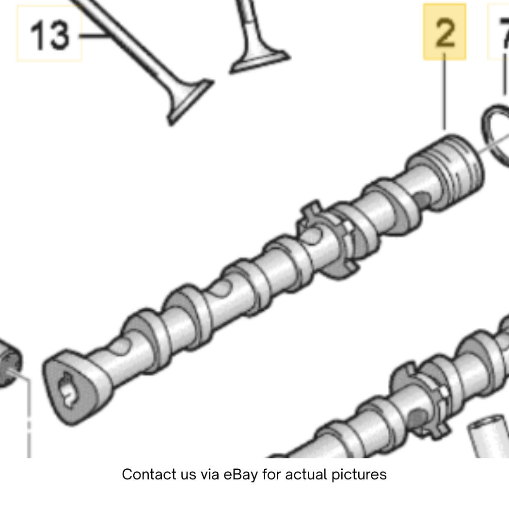 2012–2018 Audi A6 Intake Camshaft Used OEM 06E109022M