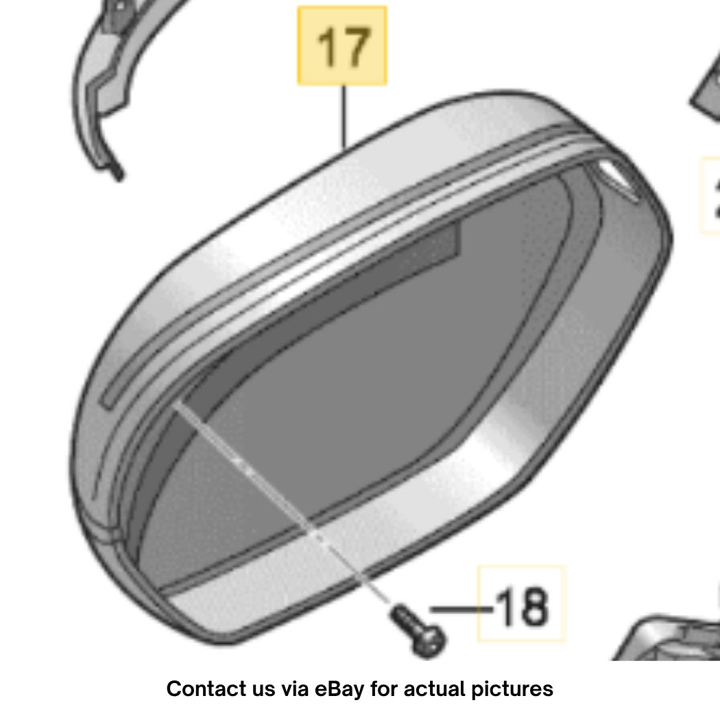 2014 Audi A6 Right Exterior Mirror Cover Used OEM 4G0857528