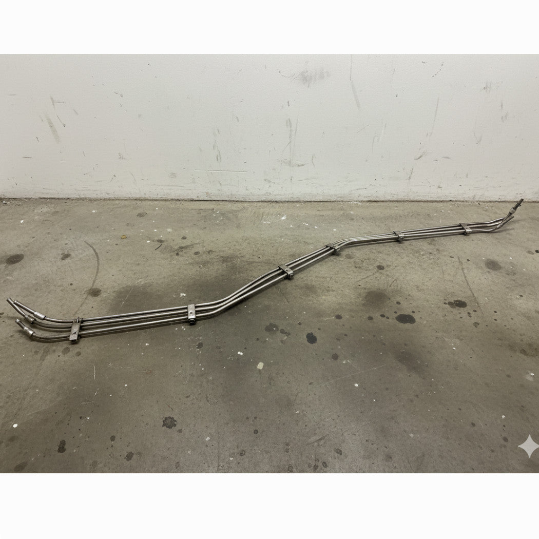 2012–2018 Audi A6 Underbody Fuel Line Set Used OEM 4G0201544AJ