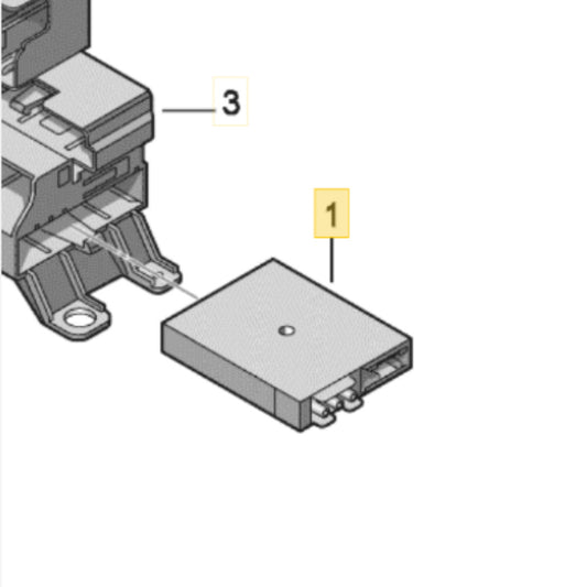 2012–2016 Audi A6 A7 Used OEM Rear View Camera Control Module 4G0907441A