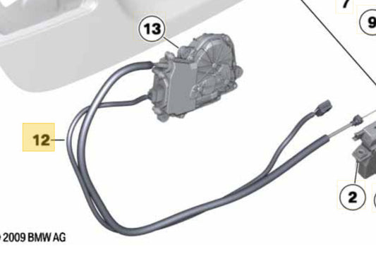 2011–2016 BMW 520i Trunk Lid Power Lock Drive Motor USED OEM 51244447850