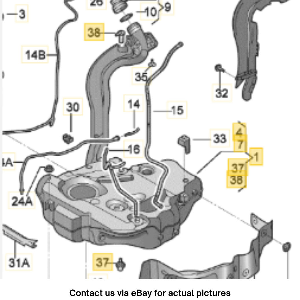 2011–2015 VW Jetta Fuel Tank Used OEM 1K0201060GL