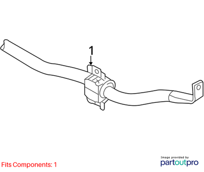 Audi 2012-2018 Audi A6 Rear Anti Roll Bar 4G0511305F