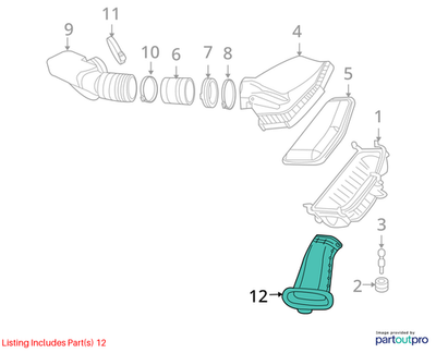 2009 Chevrolet  Lumina S Front Interior Air Distribution Duct Used OEM 92066872