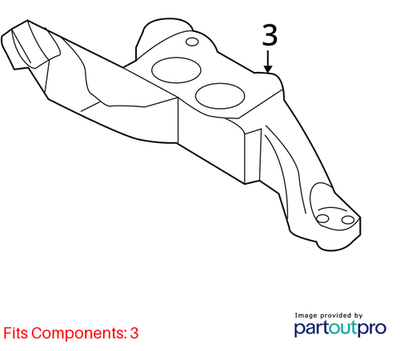 Mini Cooper 14-24 Mini Cooper Bracket Hydro Unit 34516799814