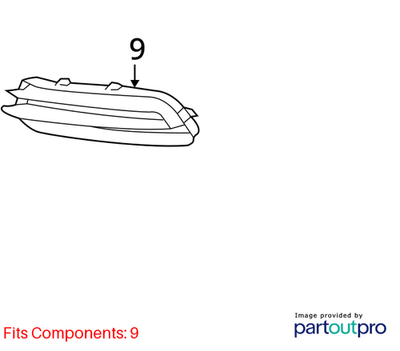 2012-2015 Audi A6 Grille Lower 4G08076819B9
