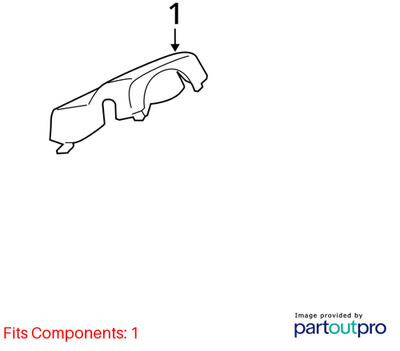 2009 Chevrolet Lumina S Steering Column Upper Cover Used OEM 92191314