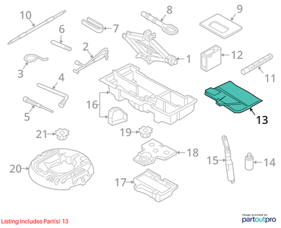 2009-2024 Audi Q7 Multi-Purpose Tool Set  8R0012115A