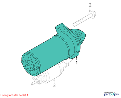 2011–2016 BMW 520i Starter Motor Replacement USED OEM 12417638194