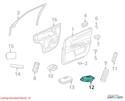 Dodge 06-10 Charger Door Control Module 56038720AR