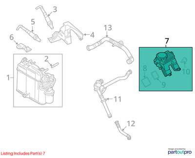 2010-2016 Porsche Cayenne Oil Separator 94810713522