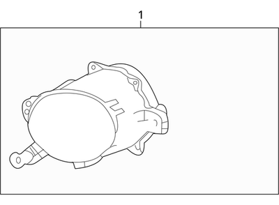2008-2016 Cadillac SRX Front Fog Lamp 94708774