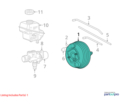 2006-2010 Charger Power Brake Booster 5139145AA