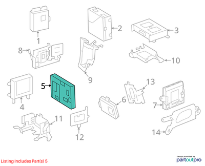 Mercedes-Benz 07-14 CL600 Control Unit 2215458532