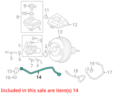 2007-2017 Audi A5 Brake Vacuum Hose 8K1611931L