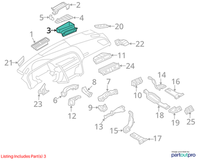 2010–2012 AUDI A4 LEFT HAND DRIVE INTAKE MANIFOLD USED OEM 8K1819904A