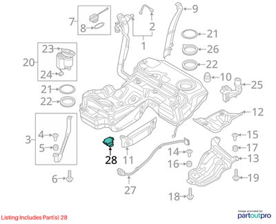 Audi 2012-2018 Audi A6 Fuel Pump Driver Module 4G0906093J