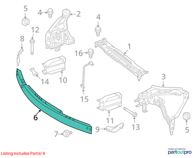 Mercedes-Benz 08-14 C300 Cross Member 2046204100