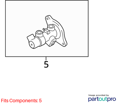 Volkswagen 2022 Volkswagen Jetta Brake Master Cylinder 1K1614019AG