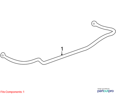 2009 Chevrolet Lumina S Rear Stabilizer Sway Bar Used OEM 92159179