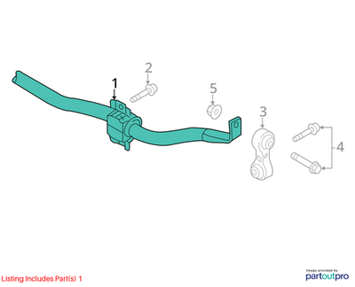 Audi 2012-2018 Audi A6 Rear Anti Roll Bar 4G0511305F