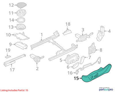 2013-2016 Audi A4 Trim Cover 8T0881325G4PK