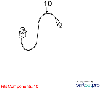 2012 Mini Cooper Oxygen Sensor (Upstream) Used OEM 11787595353
