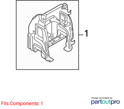 Audi Q5 TFSI Armrest Base 8R0864283A1DH