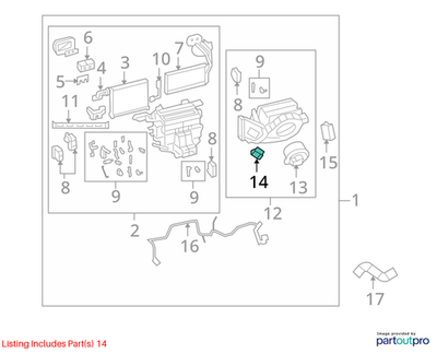 2009 Chevrolet LuminaS HVAC Blower Motor Control Module Used OEM 92191991